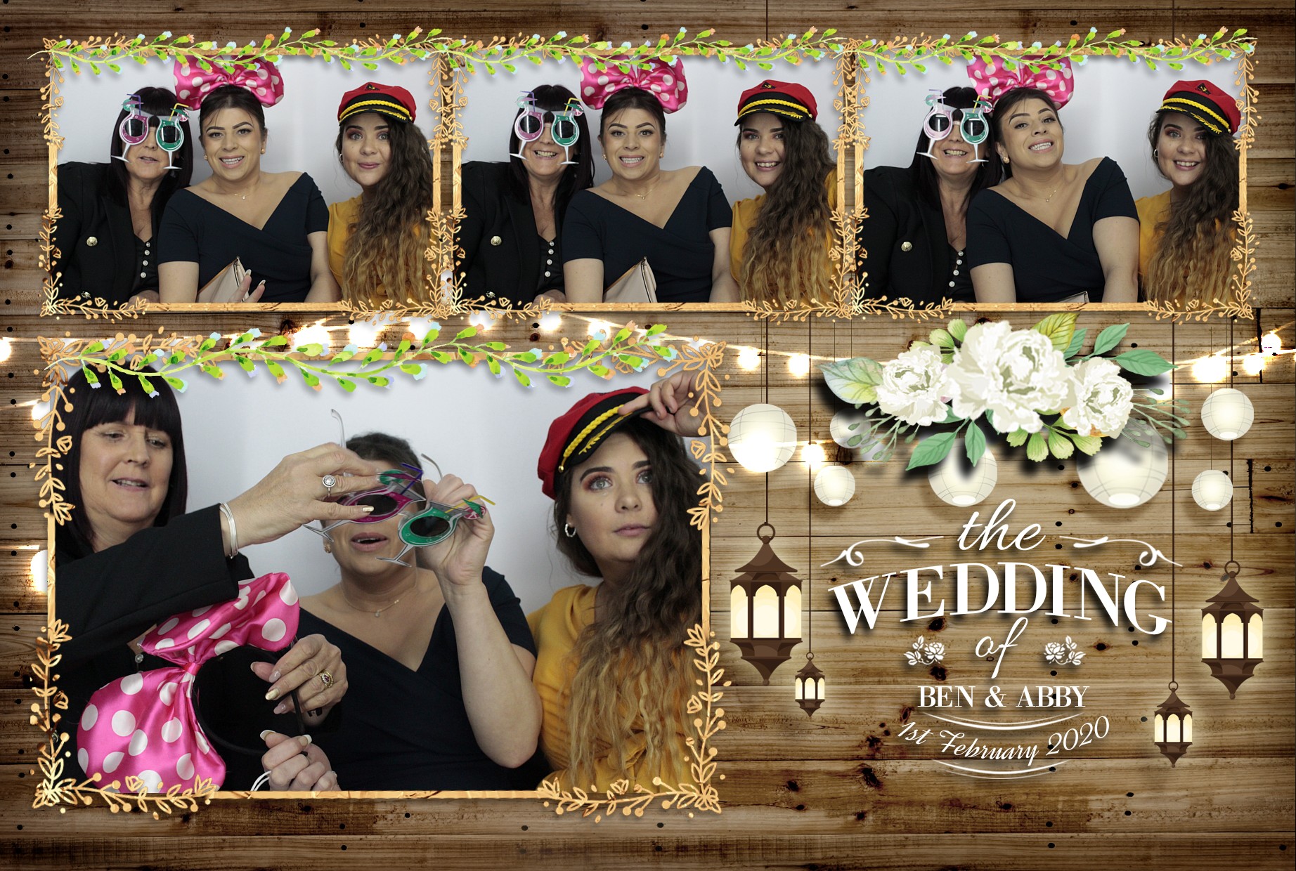 Ben & Abby’s Wedding  | View more photos from the event at gallery.myphotoboothexperience.co.uk/u/MyPhotoBoothExperienceLtd/Ben-Abby’s-Wedding